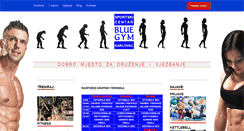 Desktop Screenshot of blue-gym.net