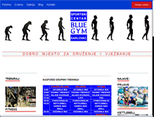 Tablet Screenshot of blue-gym.net
